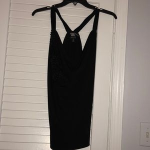 Beautiful black beaded top